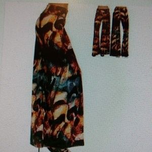 🆕Flaming Leaves Palazzo Pants NWOT